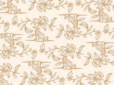 Vanilla Gnome Illustration beer design beer label design brand mascot brand pattern branding gnome illustrated pattern illustration mascot pattern vanilla wells wells collins