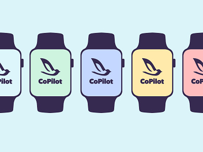 CoPilot Logo + Identity app icon bird bird logo brand design branding fitness fitness app fitness brand fitness logo flying bird logo logo design logo designer logotype negative space negative space logo wells wells collins wells collins design workout logo